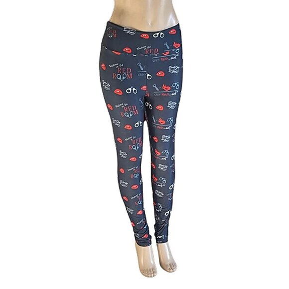 KARMEN ANNE 50 Shades Yoga Stretch Workout Pants High Waist Leggings OS (4-14) - Picture 3 of 6